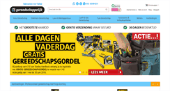 Desktop Screenshot of gereedschappelijk.nl