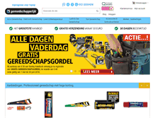 Tablet Screenshot of gereedschappelijk.nl
